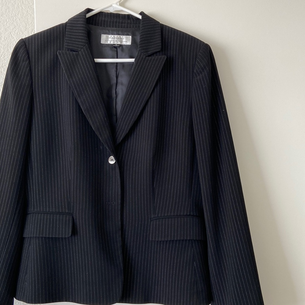 Suit jacket. Perfect with a tee and jeans.